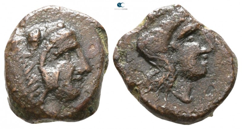 Sicily. Himera (as Thermai Himerensis) circa 400-300 BC. 
Bronze Æ

12mm., 2,...