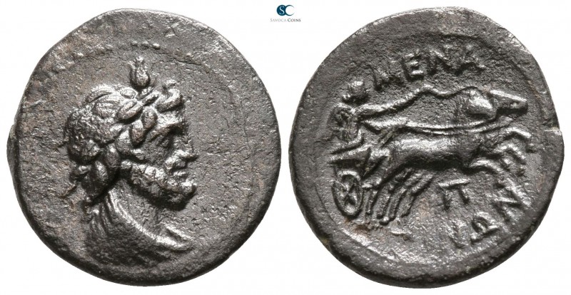 Sicily. Menainon 200-150 BC. 
Pentonkion Æ

17mm., 3,10g.



good very fi...