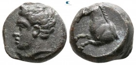 Sicily. Panormos 336-330 BC. Bronze Æ