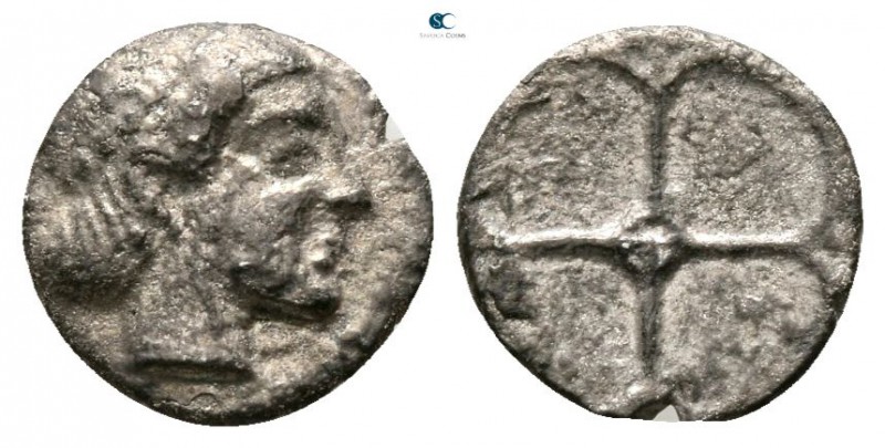 Sicily. Syracuse. Second Democracy circa 466-405 BC. 
Hemilitron AR

7mm., 0,...