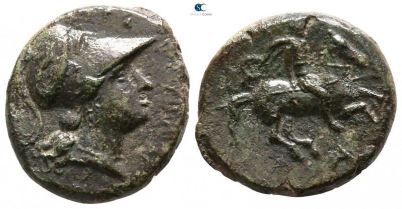 Sicily. Syracuse. Agathokles 317-289 BC. 
Bronze Æ

16mm., 3,62g.



near...