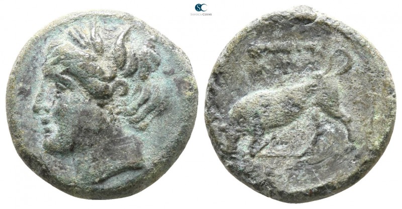 Sicily. Syracuse. Hieron II 275-215 BC. 
Bronze Æ

15mm., 3,88g.



very ...