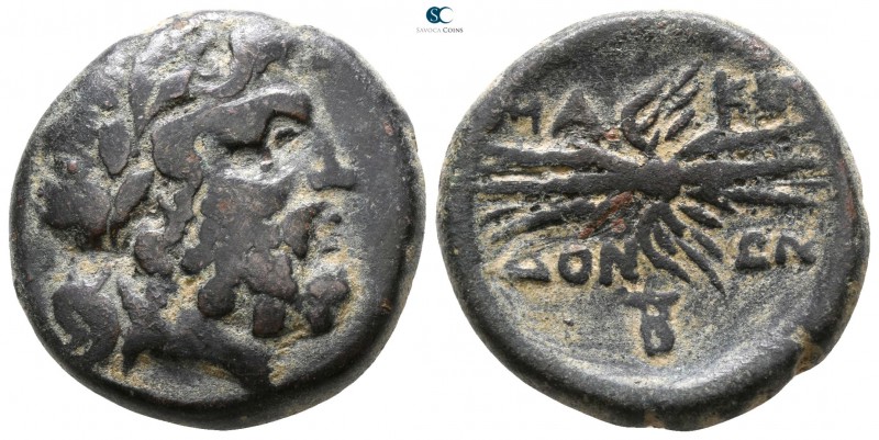 Macedon. Bottiaea Emathiae circa 168-148 BC. 
Bronze Æ

21mm., 9,11g.



...