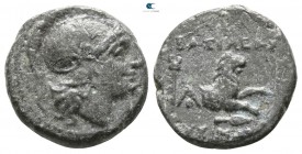 Kings of Thrace. Macedonian. Lysimachos 306-281 BC. Bronze Æ