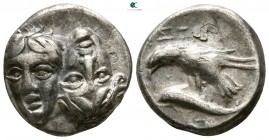 Moesia. Istrus circa 420-340 BC. Drachm AR