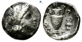 Thessaly. Lamia 400-375 BC. Obol AR