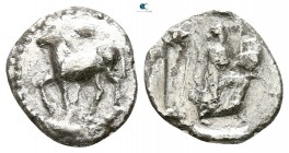 Thessaly. Larissa 440-420 BC. Obol AR