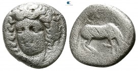 Thessaly. Larissa 350-340 BC. Hemidrachm AR