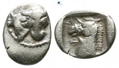 Thessaly. Pharkadon 462-460 BC. Obol AR