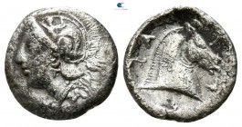 Thessaly. Pharsalos 350-325 BC. Obol AR