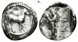 Thessaly. Trikka circa 400 BC. Obol AR