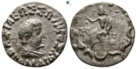 Baktria. Greco-Baktrian Kingdom. Hermaios Soter 105-90 BC. Drachm AR