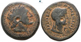 Ptolemaic Kingdom of Egypt. Kyrene. Ptolemy III Euergetes 246-222 BC. Bronze Æ