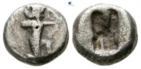 Persia. Achaemenid Empire. Time of Darios I to Xerxes I 500-485 BC. 1/3 Siglos AR