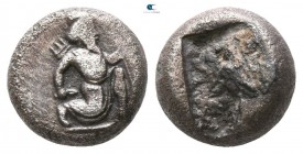 Persia. Achaemenid Empire. Time of Artaxerxes II to Artaxerxes III 375-340 BC. 1/4 Siglos AR
