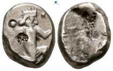 Persia. Achaemenid Empire. Sardeis. Time of Artaxerxes I to Xerxes II 455-420 BC. Siglos AR