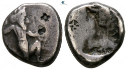 Persia. Achaemenid Empire. Sardeis. Time of Artaxerxes I to Xerxes II 455-420 BC. Siglos AR