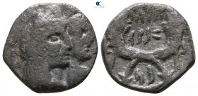 Nabataean Kingdom. Petra. Aretas IV, with Shaqilat 9 BC-AD 40. Bronze Æ
