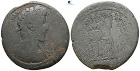 Ionia. Ephesos. Commodus AD 180-192. Alliance with Sardeis. Bronze Æ