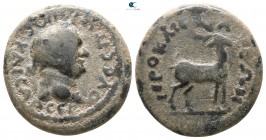Lydia. Hierokaisareia  . Vespasian AD 69-79. Bronze Æ