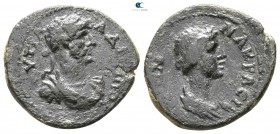 Lydia. Nakrasa  . Hadrian AD 117-138. Bronze Æ