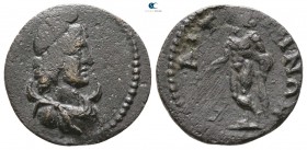 Lydia. Saitta. Pseudo-autonomous issue AD 193-211. Time of Septimius Severus. Bronze Æ