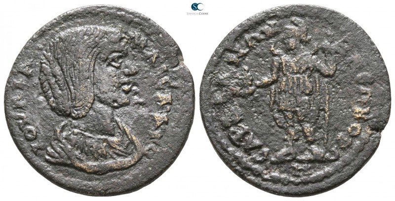 Lydia. Sardeis . Julia Maesa AD 218-224. 
Bronze Æ

22mm., 6,71g.



very...