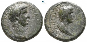 Lydia. Thyateira  . Claudius, with Agrippina Minor AD 41-54. Bronze Æ