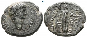 Phrygia. Hierapolis . Augustus 27 BC-AD 14. ΔΙΦΙΛΟΣ ΔΙΦΙΛΟΥ ΑΡΧΩΝ (Diphilos, son of Diphilos, archon). Bronze Æ