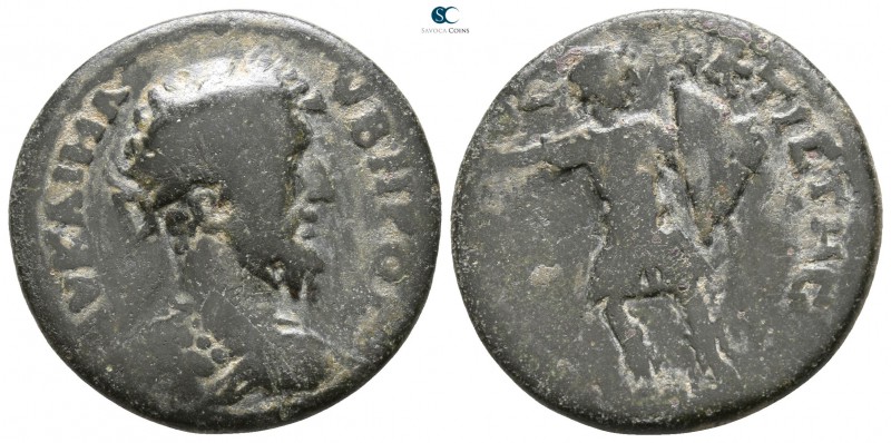 Mysia. Miletopolis. Lucius Verus AD 161-169. 
Bronze Æ

22mm., 6,27g.



...