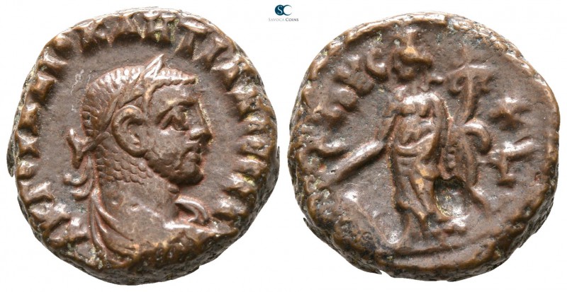 Egypt. Alexandria. Diocletian AD 284-305. 
Billon-Tetradrachm

17mm., 8,07g....