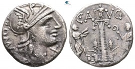 C. Augurinus. 135 BC. Rome. Denarius AR