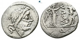 T. Cloelius 98 BC. Rome. Quinarius AR