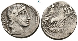 C. Vibius C.f. Pansa. 90 BC. Rome. Denarius AR