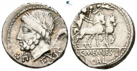 L. C. Memmius L. f. Galeria 87 BC. Rome. Denarius AR