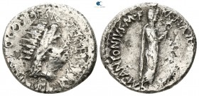 M. Antonius 42 BC. Rome. Denarius AR