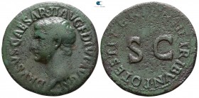Drusus, son of Tiberius AD 22-23. Rome. As Æ