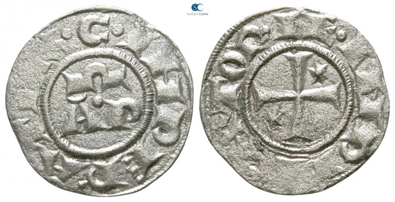 Henry VI Hohenstaufen AD 1194-1197. Brindisi
Denaro BI

15mm., 0,74g.



...