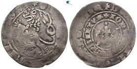 Wenceslaus II AD 1278-1305. Bohemia. Pragergroschen AR