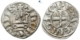Gui II de La Roche AD 1287-1308. Duchy of Athens. Denar AR