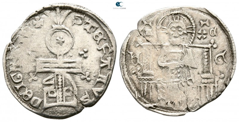 Stefan VIII Urosh IV Dushan, king AD 1331-1346. 
Grosh AR

19mm., 2,06g.

...