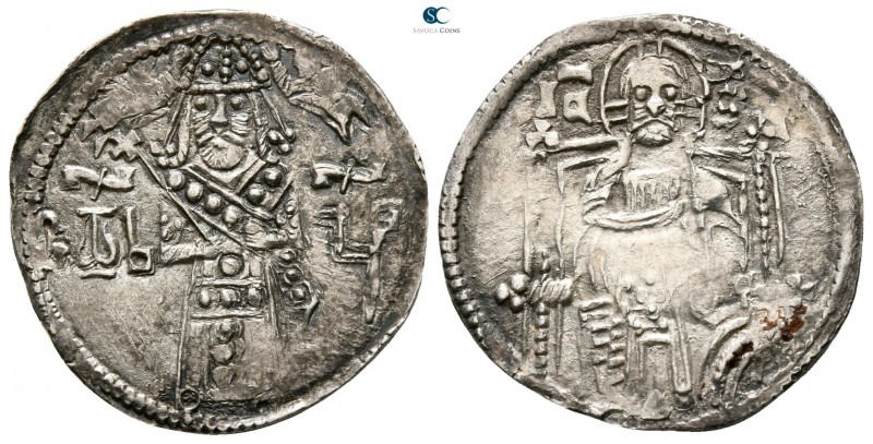 Stefan Uroš IV Dušan AD 1345-1355. Belgrade (?)
Groš AR

20mm., 1,37g.


...