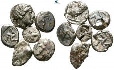 Lot of ca. 6 greek silver coins / SOLD AS SEEN, NO RETURN! <br><br>nearly very fine<br><br>