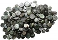 Lot of ca. 200 greek bronze coins / SOLD AS SEEN, NO RETURN!<br><br>nearly very fine<br><br>