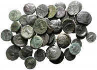 Lot of ca. 50 greek bronze coins / SOLD AS SEEN, NO RETURN!<br><br>very fine<br><br>