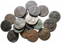 Lot of ca. 18 roman provincial bronze coins / SOLD AS SEEN, NO RETURN! <br><br>nearly very fine<br><br>