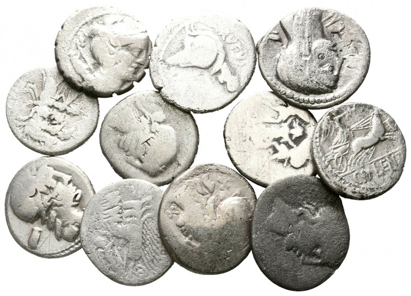 Lot of ca. 11 roman republican denarii / SOLD AS SEEN, NO RETURN! 

fine