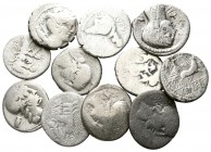 Lot of ca. 11 roman republican denarii / SOLD AS SEEN, NO RETURN! <br><br>fine<br><br>