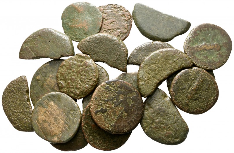Lot of ca. 20 greek bronze coins / SOLD AS SEEN, NO RETURN! 

fine