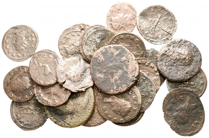 Lot of ca. 25 roman coins / SOLD AS SEEN, NO RETURN! 

fine